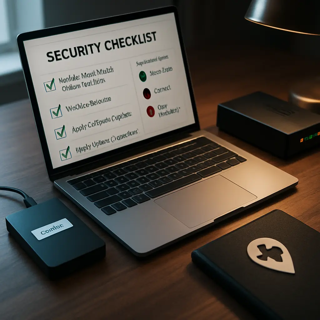 An illustration of a hub-and-spoke diagram with Microsoft 365 at the center and five labeled spokes: Identity, Devices, Data, Applications, Threat Protection
